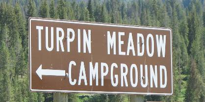 Ten miles up Buffalo Valley Road is Turpin Meadow Campground and Trailhead