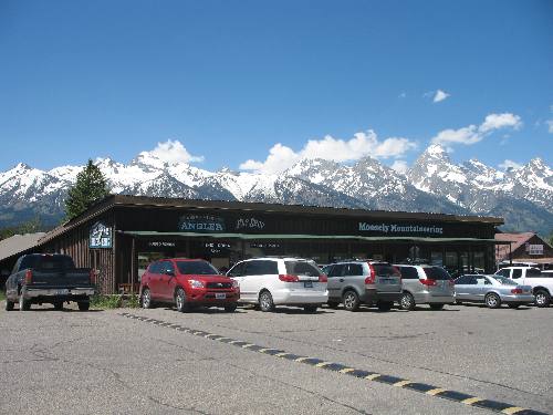 Dornans guest services building in Grand Teton National Park