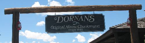 Dornans Chuckwagon dining facility in Grand Teton National Park
