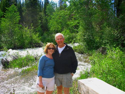Mike & Joyce Hendrix in Rockerfeller Preserve in Grand Teton National Park