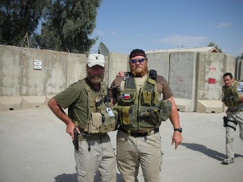 Chuck Big Daddy Meier and Andy in Ramadi deep in the Sand Box