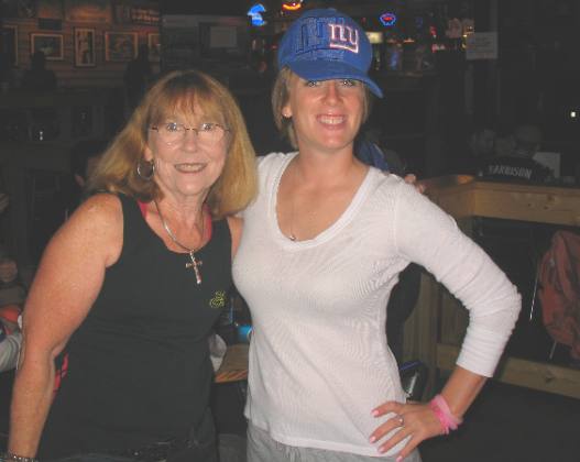 Joyce and Heather, one of our friends at the world famous Steel Horse Saloon