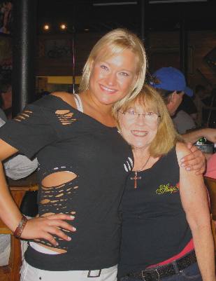 Joyce and Diana, one of our friends at the world famous Steel Horse Saloon