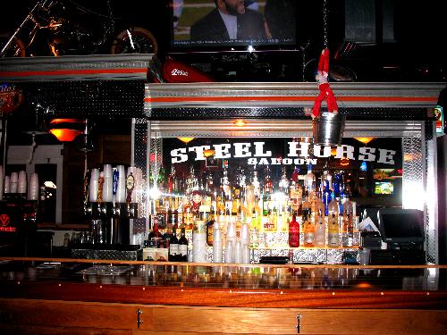 Bar supply in the world famous Steel Horse Saloon in Key West, Florida