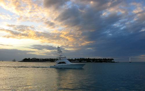 Sunset Key as seen from Sunset Pier in Key West