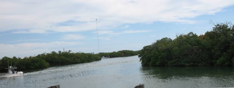 Cow Creek Channel leading to Hurricane Hole Marina in Key West