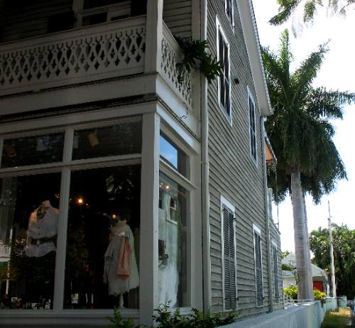 One of the "SHOPPES" located along south Duval Street in Key West, Florida