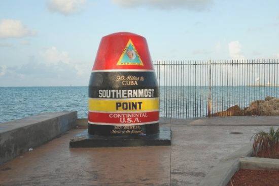 Southern Most Point in the Continental US only 90-miles from Cuba