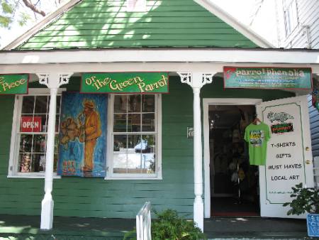 Green Parrot Bar on Whitehead Street in Old Town Key West, Florida