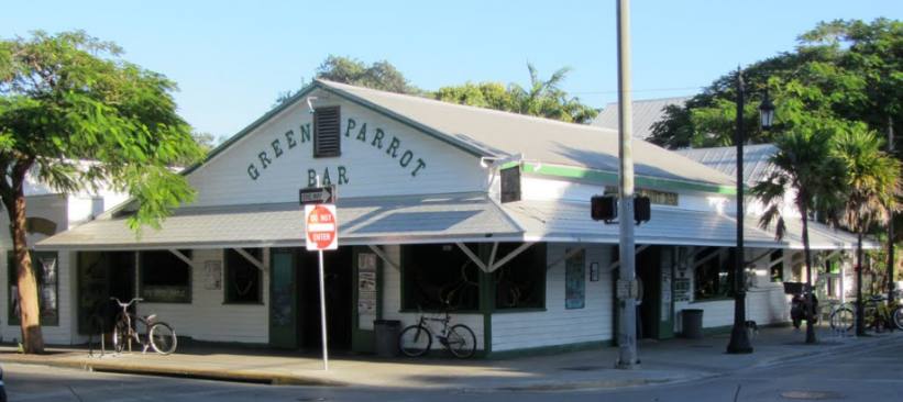 Green Parrot Bar on Whitehead Street in Key West