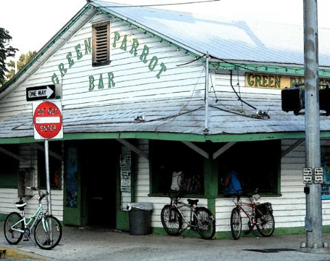 The world famous Green Parrot Bar in Key West, Florida