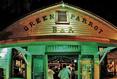 Green Parrot Bar on Whitehead Street in Key West