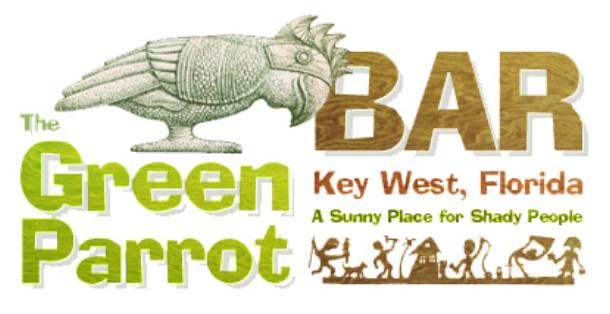 Green Parrot Bar Banner