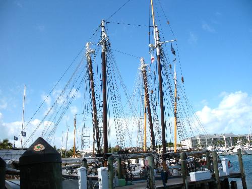Sailing schooners in Key West Bight Marina