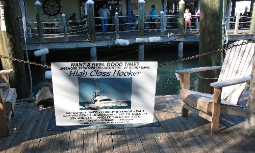 High Class Hooker is one of the high end charter fishing boats operating out of Key West Bight Marina