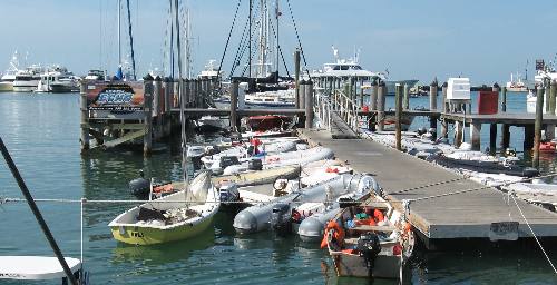 Dinghy Dock at Key West Bight Marina