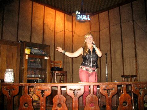 "T" Baby performing at the Bull in Key West, Florida