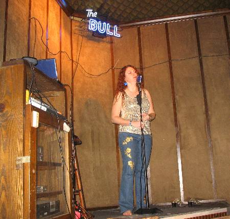 Dawn Wilder performing at the Bull in Key West, Florida