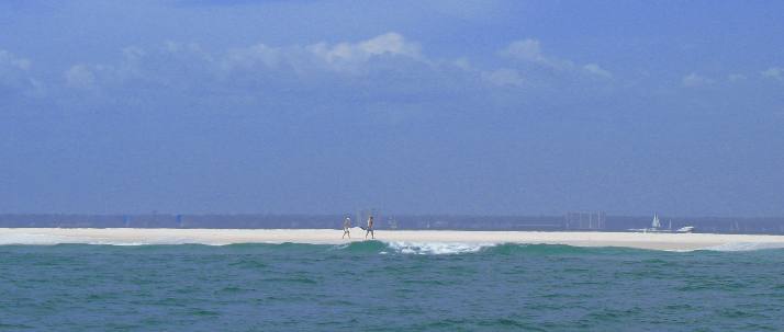 Ft Pickens from our Cobia Fishing boat