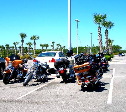 Thunder Beach Bikers Cruising Pier Park