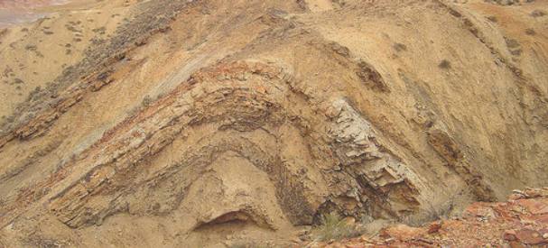 beautifully formed anticline