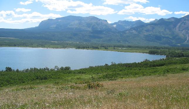 A kettle lake in Waterton National Park