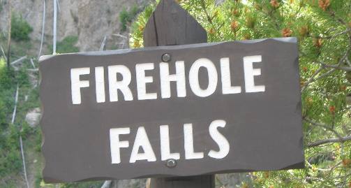 Firehole Falls.... now how is that for a name